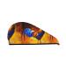 Hair Towel Wrap Hair Drying Towel with Button Towel Turban Head Towel to Dry Hair Quickly (Colorful Rooster)