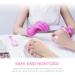 LIDOUK 2 Pieces Nail Soaking Bowl Set - Pink Nail Spa Manicure Tool - Buy Online on GoSupps.com