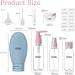 Maggidea Travel Bottle Set - 13PCS Leak Proof Refillable Containers with Bag for Toiletries - Nordic Style - Buy Online on GoSupps.com