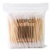 Ba30DEllylelly 100 Soft Bag Wooden Stick Double-Headed Cotton Swab Sanitary Swab Beauty Stick Makeup Cotton Swab Stick