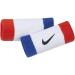 Nike Swoosh DOUBLEWIDE Wristbands - Habanero Red/Black | OSFM - Buy Online on GoSupps.com