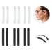 6 Series pack glasses covering glasses slide stop anti-slip glasses brick glasses of rubber glasses glasses glasses glasses replacement accessories suitable for running sports camping learning to read