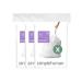 simplehuman Code X Custom Fit Drawstring Trash Bags in Dispenser Packs, 60 Count, 80 Liter / 21.1 Gallon, White 60 Liners Quick-Dispense Packs