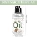 Coconut Oil Body Care Coconut Oil 100ml Hair Hydrating Care Oil Deep Nourishing Coconut Oil for Hair Face Hands Whole Body Skin and Feet - Buy Online on GoSupps.com