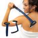 Bearback Lotion Applicator for Back & Body. Premium Quality Long Handled Folding Lotion Roller. American Owned Small Business (Navy Blue)
