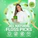 Biodegradable Dental Floss Picks - Eco Friendly Tooth Flosser | Unwaxed, Vegan, 50 Count - Buy Online on GoSupps.com