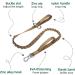 Elite Tactical Bungee Dog Leash - Elastic Brown & Black - Perfect for Training & Walking - Buy Online on GoSupps.com