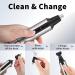 Tofuls Stainless Steel 3-in-1 Hair Trimmer for Men - Waterproof Nose, Ear, and Beard Trimmer - Facial Grooming Tool for Painless Hair Removal - Silver - Buy Online on GoSupps.com