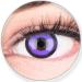 Funnylens Purple Black Crazy Fun Contact Lenses | Perfect for Halloween & Carnival | Free Lens Containers Included - Buy Online on GoSupps.com