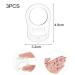 Jinpojun 3-Piece Pacifier Adapter Set | Silicone Baby Dummy Holder Clip & Chain | Durable Pacifier Ring for Infants - Buy Online on GoSupps.com