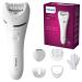 Philips Epilator Series 8000 Wet & Dry hair removal for legs and body Powerful epilation 6 accessories BRE715/01