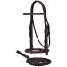 Dover Saddlery Suffolk Hunter Bridle, Brown Oversize-O/S