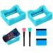 2PACK Silicone Cup Cradle for Tumbler with Built-in Slot Tumbler Holder for Crafts Use to Apply Vinyl Decals for Tumblers and Alignment of Decals on Cups Come with Felt Edge Squeegee (2 Pack)