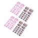 minkissy 4 Sheets Toe Nail Stickers Full Nail Decals French Stickers Toe Nail Decoration Nails Stickers French Manicure Stickers Toe Nail Decals Nail Polish Child Fake Nail Stickers