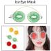 Fruit Themed Gel Eye Masks - Set of 3 | Hot/Cold Face Masks for Tired, Swollen, and Dry Eyes - Buy Online on GoSupps.com