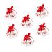 Healeved 30pcs Box Christmas Christmas Cookie Bags Christmas Boxes Candy Box Chocolate South Korea Size 1 Red