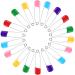 142Pcs Baby Safety Pins Large - Assorted Colored Safety Pins Small with Plastic Head Diaper Pins of 5.5cm - Large Safety Pins for Clothes, Dresses, Socks, and Gloves, Assorted Safety Pins Stainless