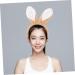AOKWAWALIY Rabbit Ears Headband Rabbit Headbands for Women Bunny Ear Headband Bunny Ear Hair Decoration Cartoon Plush Headband Headbands Hair Bands Rabbit Ears Costume Bunny Ears Adult 25.00X23.00X2.30CM Khaki - Buy Online on GoSupps.com