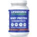 LifeSource Vitamins 3lb Grass Fed Whey Protein Concentrate - Chocolate w/Stevia - 3 lb Powder