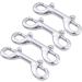 AOWISH 4-Pack 316 Stainless Steel Double Ended Bolt Snap Hook Marine Grade Double End Snap Trigger Chain Clip Scuba Diving ClipsÂ Key Holder Security New 3-1/2'' 4'' 4-1/2'' AVL 3-1/2 Inch Silver - Buy Online on GoSupps.com