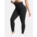 VOYJOY Women's Scrunch Butt Lifting High Waist Yoga Leggings - Black, Small - Buy Online on GoSupps.com