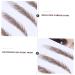 WOONEKY 4pcs Eyebrow Stickers Eyebrow Transfer Sticker Authentic Brow Hair Stencils Eyebrow Trimming Tool 6d 21x15cm Brown - Buy Online on GoSupps.com