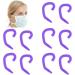 Ear Hooks 5 Pairs Soft Silicone Face Cover Hooks for Kids (Purple) - Buy Online on GoSupps.com