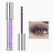 CESGIGO Glitter mascara volumizing mascara in gold silver waterproof glittery purple for parties weddings (purple 1)