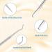 5PCS Blackhead Remover Kit - Professional Stainless Steel Pimple Popper & Comedone Extractor Tool for Nose & Facial - Blemish Extraction Tool Set - Buy Online on GoSupps.com