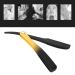 Professional Straight Bortucid Holder & Beard Cutter Stand - ABS with Petrol Gear Gradients (Black) | International Shipping - Buy Online on GoSupps.com