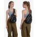 WATERFLY Small Black Water Resistant Crossbody Sling Bag for Men and Women - Lightweight Shoulder Chest Daypack Ideal for Hiking and Travel - Buy Online on GoSupps.com
