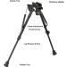 CVLIFE Picatinny Bipod 9-13 Inches with Sling Adapter Base | Rifle Bipod - Buy Online on GoSupps.com