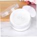 MAGICLULU 6 Pcs Portable Cosmetic Bottle Powder Box Powder Puff Holder Travel Make up Plastic White Bottled 7.2X7.2cm White - Buy Online on GoSupps.com