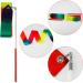 Dance Ribbons Set - 78.7 Inch Rhythmic Gymnastics Ribbon with Dancer Wand - Rainbow Dancing Streamers for Kids & Adults - Buy Online on GoSupps.com