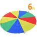 Sonyabecca 6' Parachute for Kids with 9 Handles - Fun Game Toy for Active Play - Buy Online on GoSupps.com