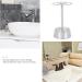 Stainless Steel Divided Toothbrush Toothpaste Holder Stand - Bathroom Vanity Organizer for Toothbrush, Razor, Makeup Brushes - Buy Online on GoSupps.com