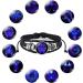 TURSHI Signs Spirit Bracelet 12 Constellation Handmade Bead Woven Multilayer Leather Bracelet Handmade Multilayer Adjustable 12 Constellation Bracelets Glow In The Dark Bracelet for Women Men Cancer