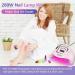 Professional 280W UV LED Gel Nail Lamp with 66 Lamp Beads - Fast Curing Nail UV Dryer for Gel Polish - Salon Quality Manicure and Pedicure Light in Pink - Buy Online on GoSupps.com