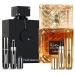Men's Bundle Armaf Club De Nuit Intense Man 3.6oz EDT & Khamrah Lattafa 3.4oz EDP & 2 Empty Travel Perfume Atomizers -Spicy Woody Sweet- Long Lasting for Men