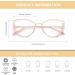 Buy Retro Blue Light Blocking Cat Eye Glasses - Anti Eyestrain & UV Protection | Trendy Metal Frame Gold-Pink | International Shipping - Buy Online on GoSupps.com