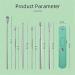 2023 FOTTEPP Ear Cleaning Master 6PCS Ear Pick Earwax Removal Kit (2Sets Green) - Buy Online on GoSupps.com