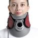 JLASDR neck protection neck support cervical neck traction device multidimensional traction 360 fixed winding airbag compression for the alignment of the spine at home (Color: Rosso)