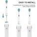Oral B 8 Pack Professional Electric Toothbrush Replacement Heads - Medium Soft Bristles - Precision Clean Refills - 8 Count - Buy Online on GoSupps.com