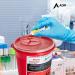 AdirMed 1.5 Quart Sharps Disposal Container - Biohazard Syringe Disposal for Home, Clinic, Office, Barber - Flip-Open Lid - Buy Online on GoSupps.com