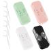 4 pieces of portable tooth powder toothproofing tooth floss pick adult travel tooth flap pocket keeper box toothpick holder for at home travel or