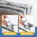 Ficher Grey-Window Cleaning Brush Windowsill Groove Deadend Cabinet Crevice Brush with Replace Head Household Cleaning Tools Durable Easy Install Easy to Use - Buy Online on GoSupps.com