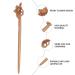 Vintage Wooden Hair Chopsticks - Peony Updo Hairpin for Girls | International Shipping - Buy Online on GoSupps.com