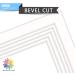Pack of 10 5x7 Ivory Turret Color Mats - Acid-Free 4-Ply for Pictures - Mat Board Center - Buy Online on GoSupps.com