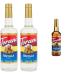 Torani Vanilla Flavour Syrup 750ml bottle 2 Pack Transparent & Caramel Flavour Syrup 150ml Syrup+Caramel Flavour Syrup Vanilla 750 ml (Pack of 2)