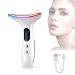 Anti Wrinkle Face Device, 11000/min Vibration EMS Electric Face Massager Anti-Wrinkle 45°C with Tricolor Light for Face Firmi